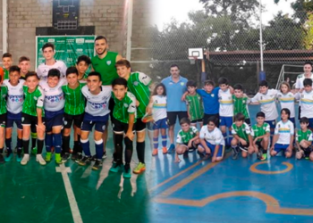 Pinocho visitó Rosario con tres categorías de inferiores
