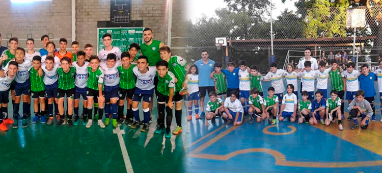Pinocho visitó Rosario con tres categorías de inferiores