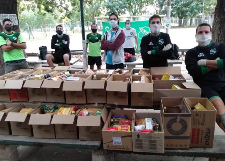 Con los clubes parados se pone en marcha la rueda de la solidaridad
