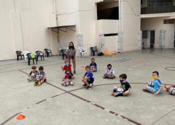 La vuelta a los entrenamientos de los más pequeños