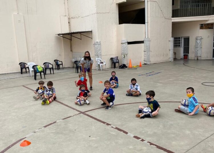 La vuelta a los entrenamientos de los más pequeños