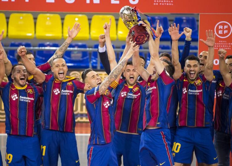 Barcelona en lo más alto de la Liga Nacional de España