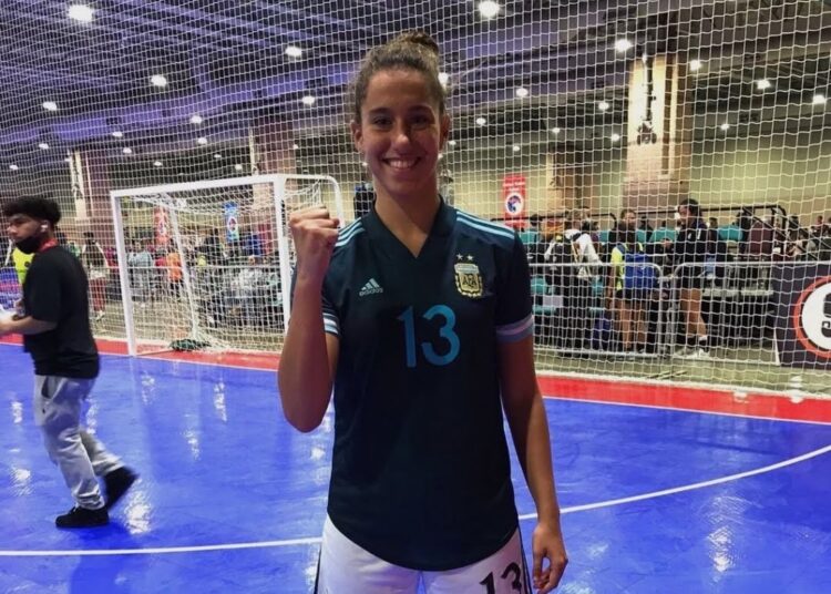 La rosarina Lucía Rossi anotó en el triunfo de la selección Argentina