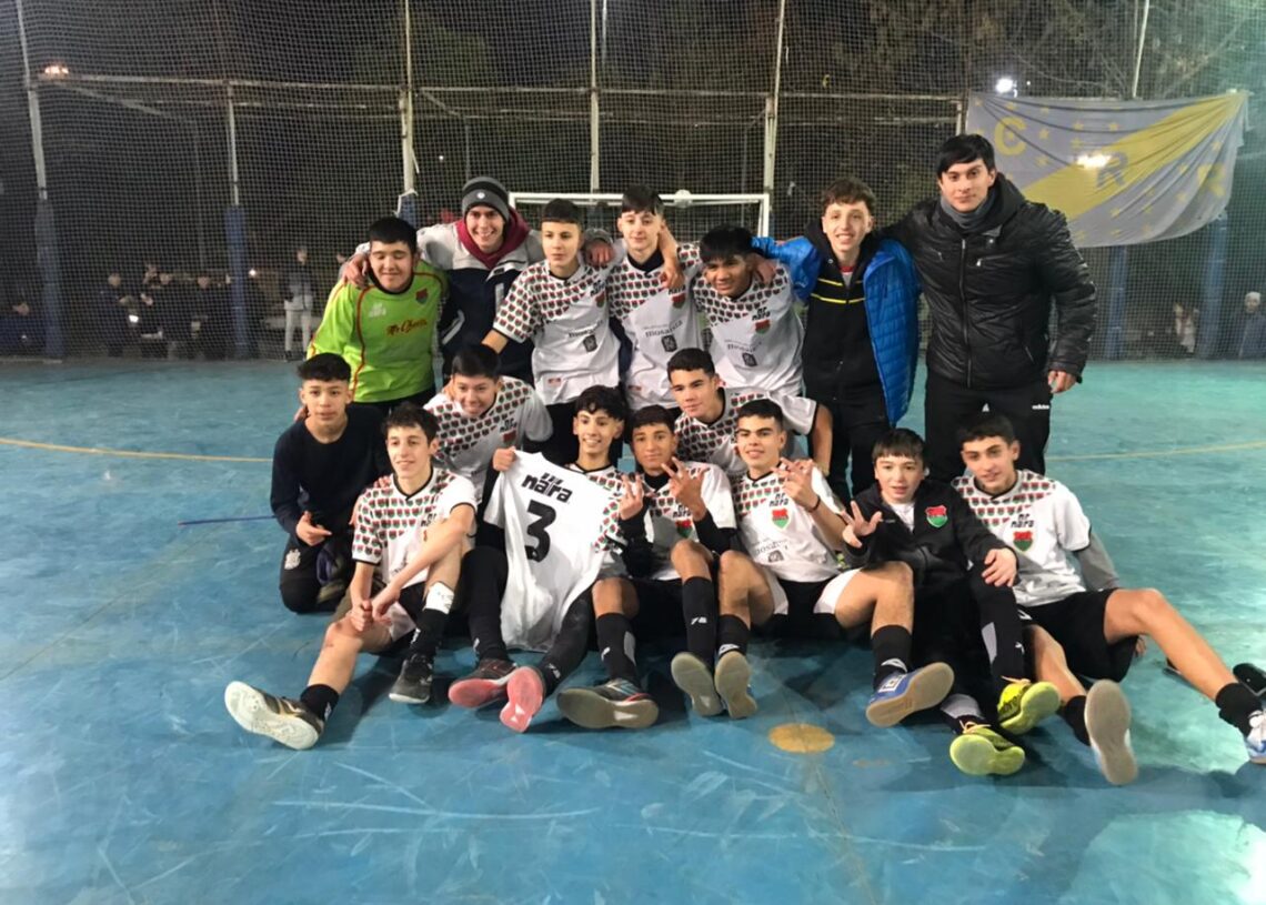 El Luchador y su festejo con la 5ta división